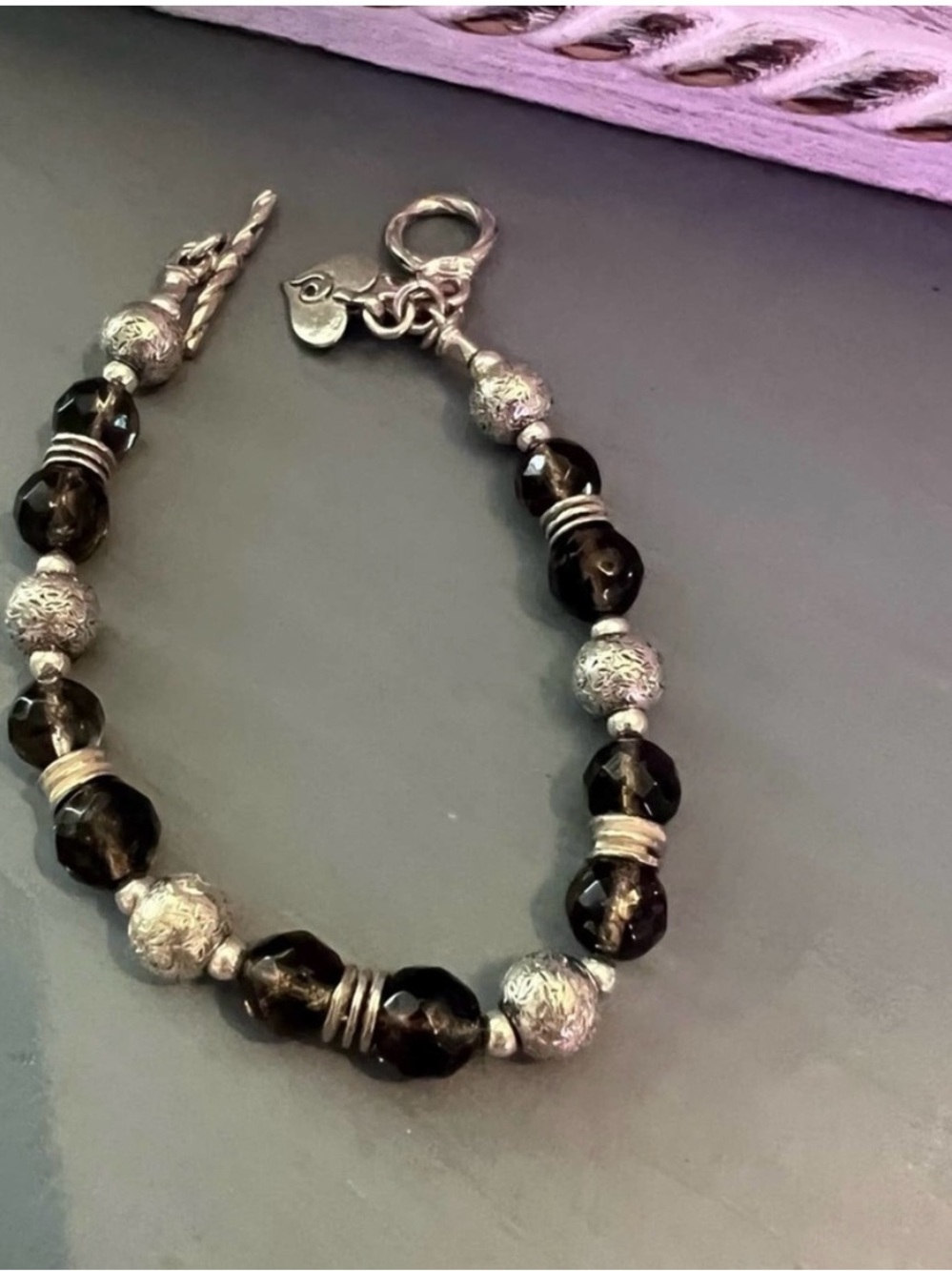 Silpada Chunky Smokey Quartz Bracelet